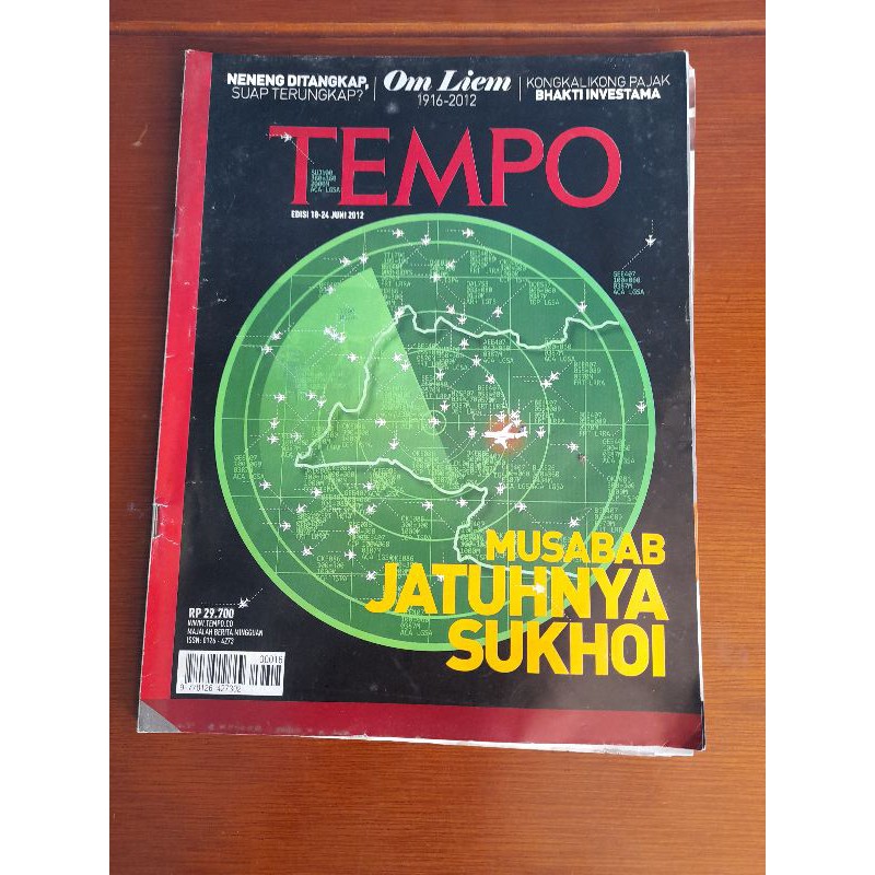 Majalah Mingguan Politik Tempo No.4116 Ed 18-24 JUNI 2013 ( Bekas Original & Segel)