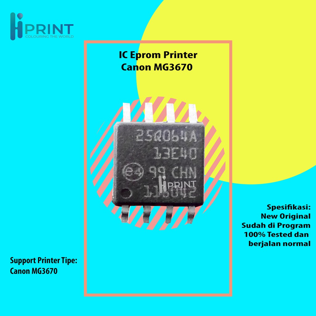 IC Eprom Canon MG3670 IC Reset Counter Mainboard Printer MG3670, Eeprom Resetter Board MG3670 New