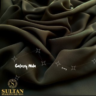 TERBARU     KAIN ABAYA SULTAN GALAXI NIDA POLOS - KAIN ABAYA EXPORT