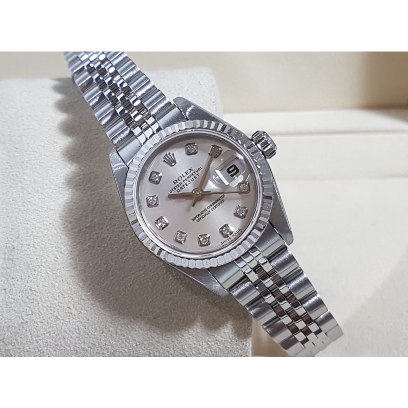 Authentic Preloved Rolex Ladies Datejust Diamond Dial Steel