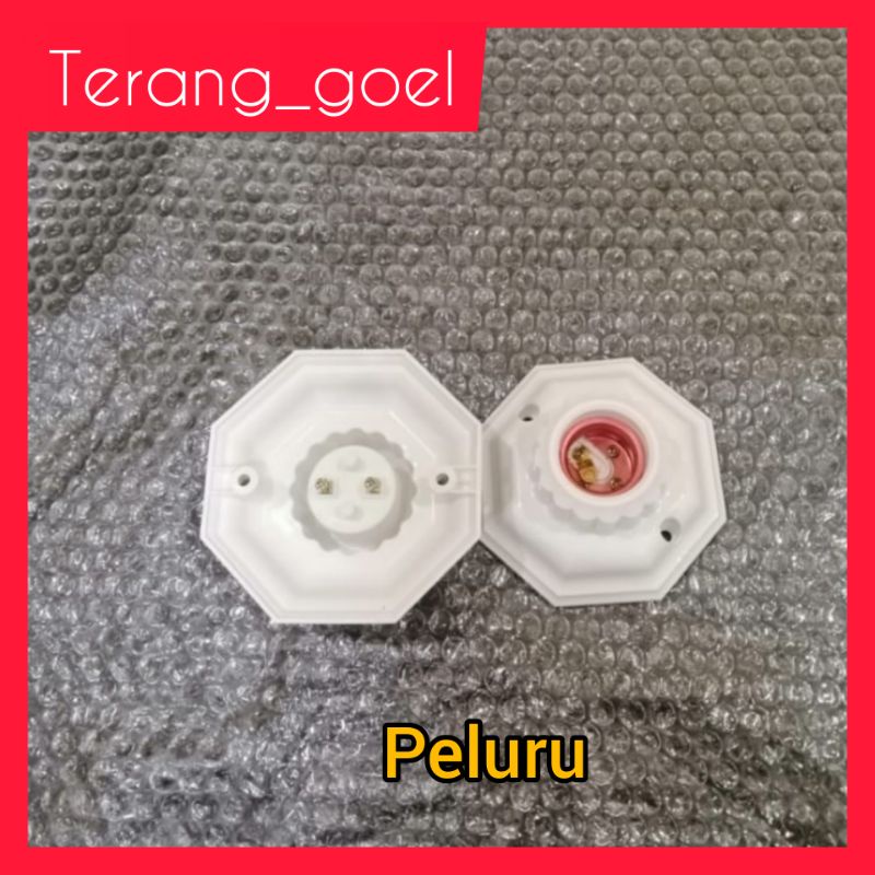 Amasco Fitting Tempel Plafon Model Segi 4 , Bunga dan Peluru / Fitting plafon Amasco 3 Type