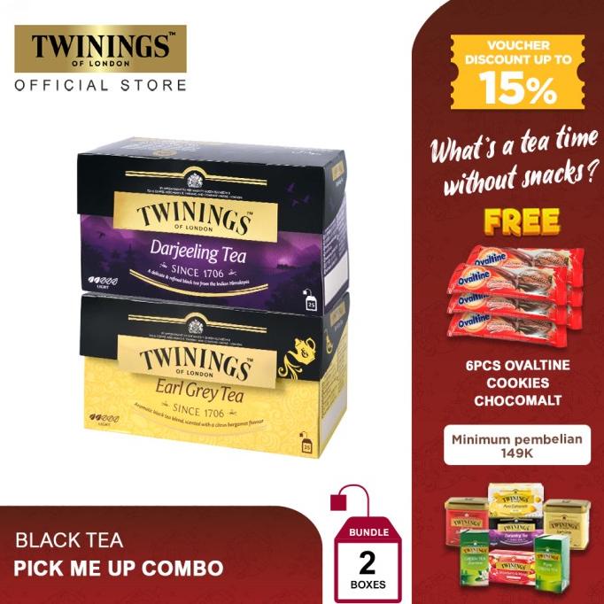 

[ COD ] [Paket Bundle] Twinings Teh Hitam Bergamot Earl Grey dan Darjeeling PROMO SPECIAL Kode 898