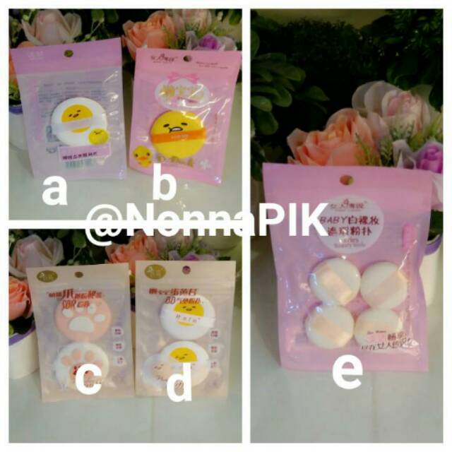 PUFF MULTIFUNGSI POWDER - FOUNDATION - BB CUSHION SPONGE GUDETAMA