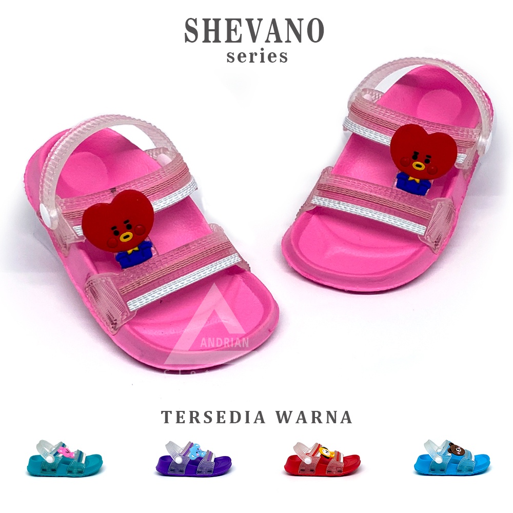 Andrian Kids Store - Sandal Anak Perempuan Model Bandua Tali Belakang Karater Btss Lucu