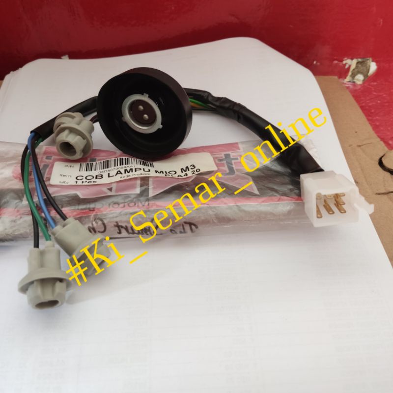 kabel soket fitting lampu depan yamaha mio m3 mio z kualitas bagus