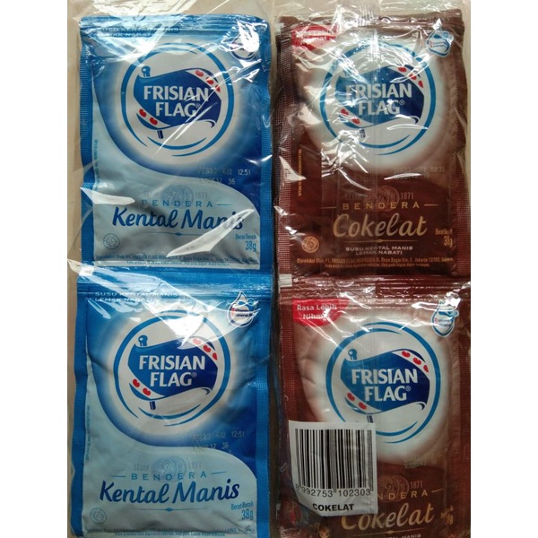 

Susu Sachet Frisian Flag/Susu Bendera 38gram