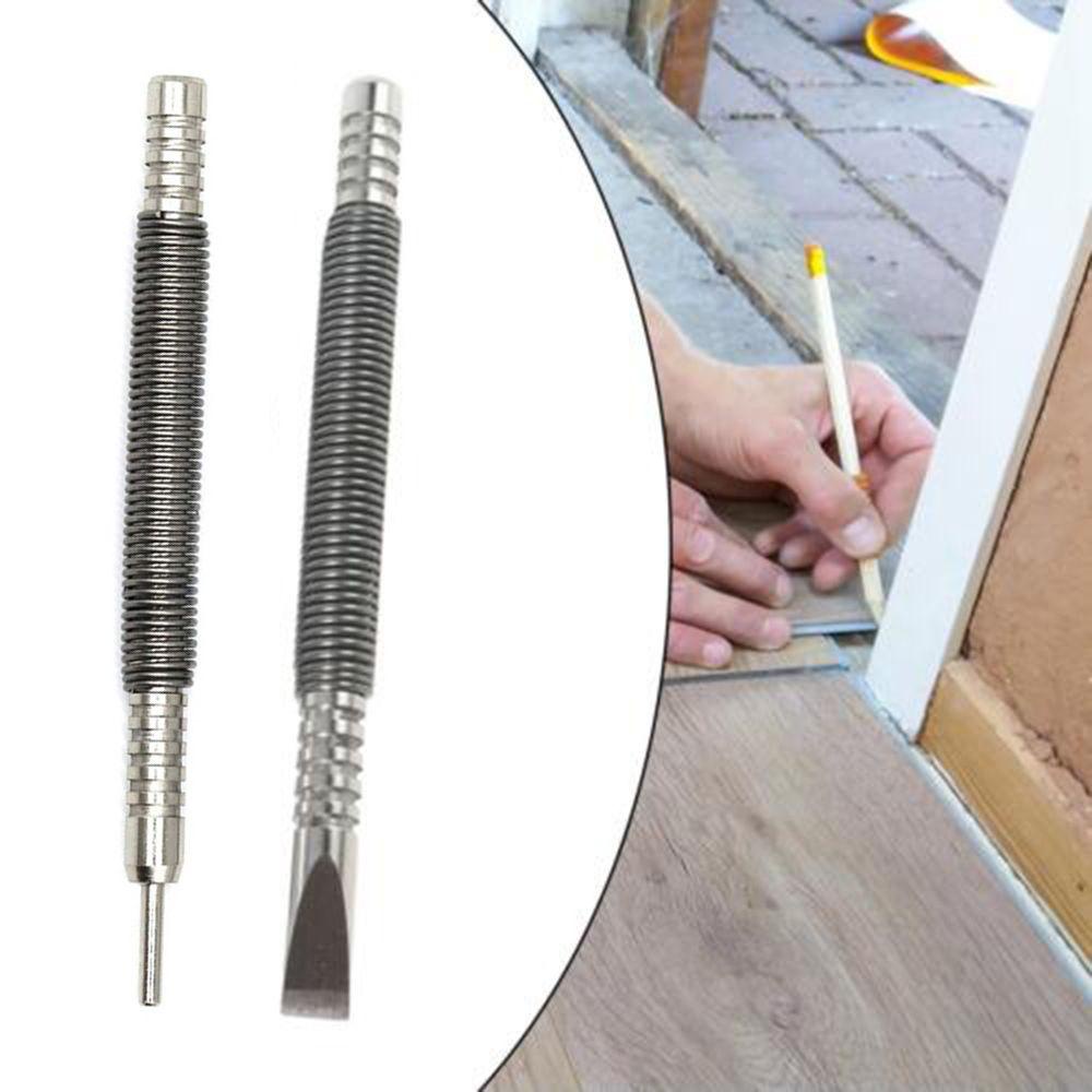 Top Spring Punch Door Pin Removal Mark Metal Woodworking Bits Lubang Pointer Bor Pelubang Paku Pukulan