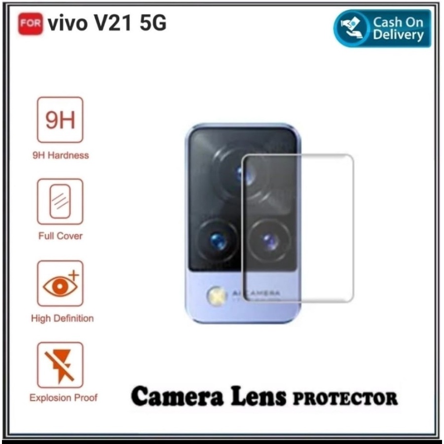 Vivo V21 5G Tempered Glass Camera Anti Gores Kamera Bening - D2