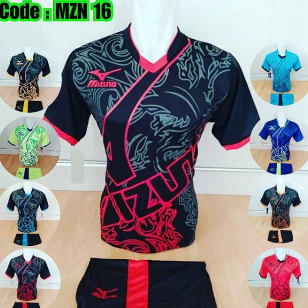 MZ 16 || Baju Jersey Olahraga Setelan Futsal Kaos Volly Voli Mizuno