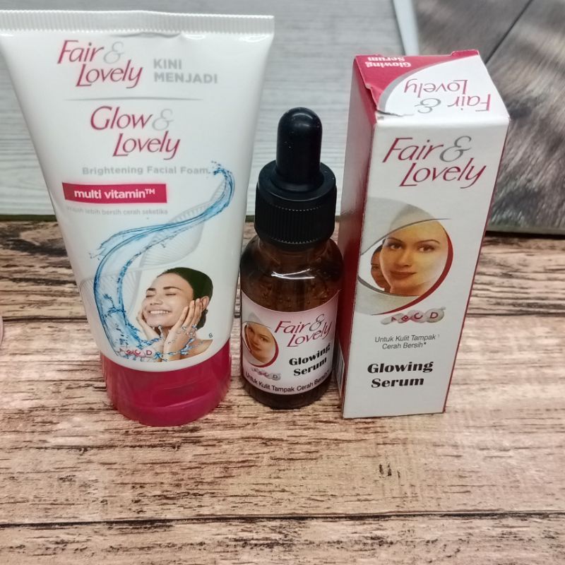 Facial Foam Fair and Lovely + Serum Fair and Lovely