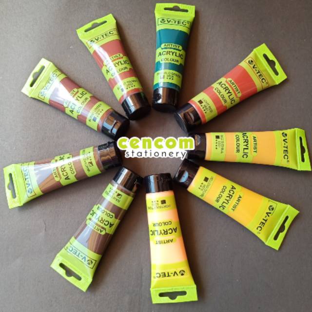 

V-Tec Artist Acrylic Colour / Cat acrylic / V-Tec Cat Akrilik 35ml Paling Laris PART 1