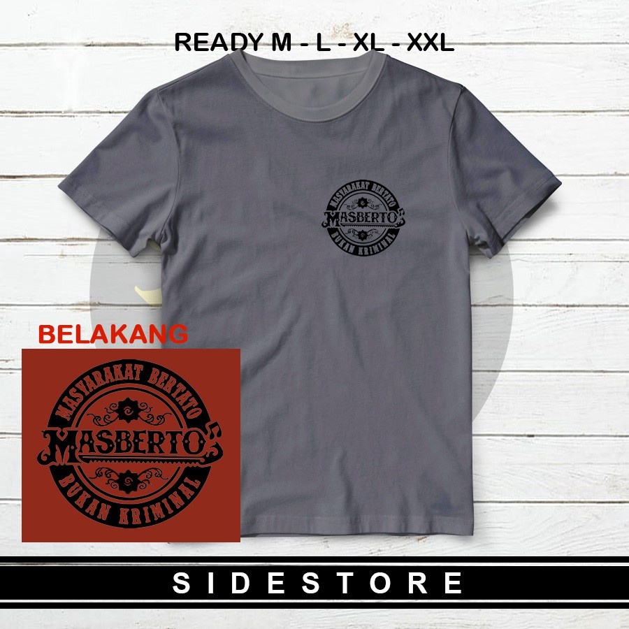 KAOS MASBERTO - MAS BERTO - KAOS DISTRO UNISEX