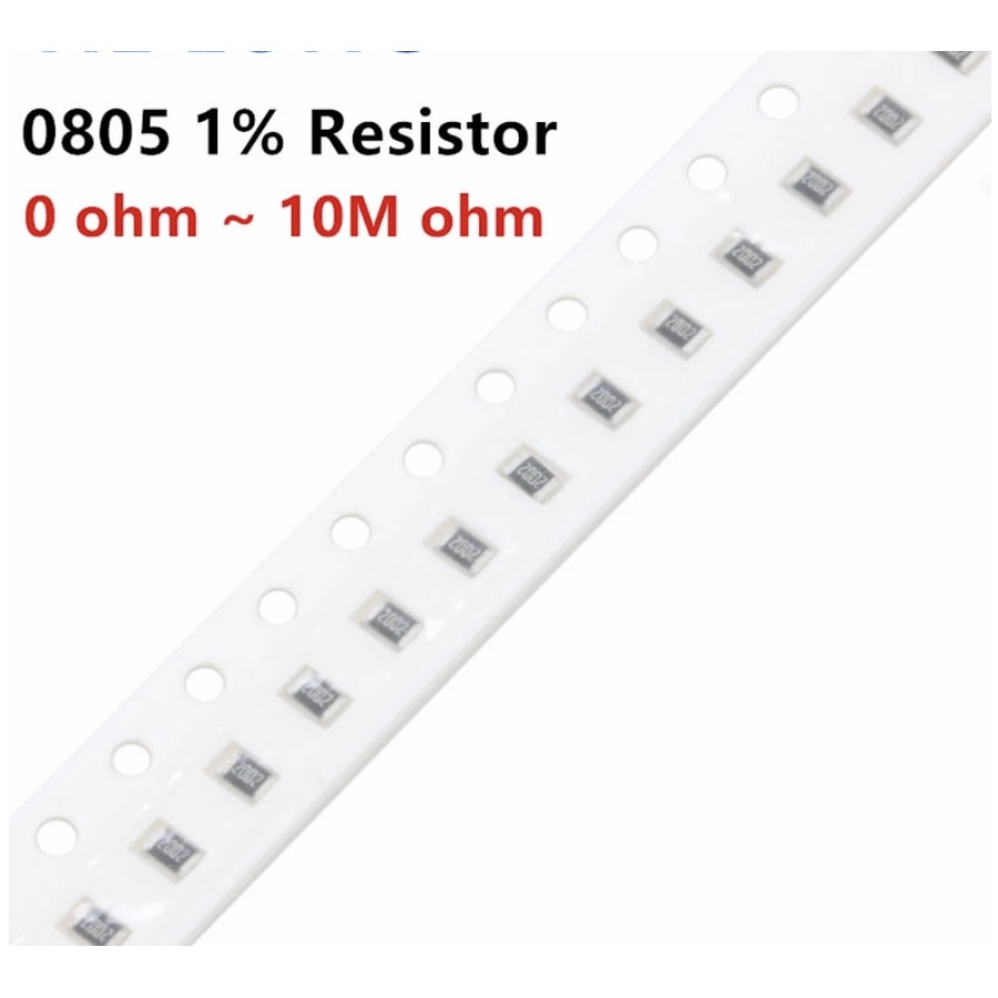 10pcs Resistor smd 0805 1K8 1,8K 1800R 1800 ohm Toleransi 1% tolerance