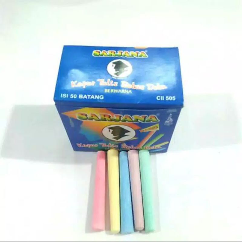 

KAPUR TULIS WARNA pcs