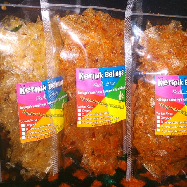 

Keripik Belings murah meriah rasa enak Bogor