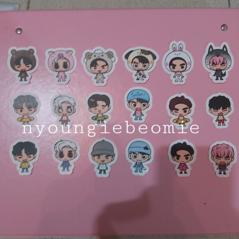 SUMMER STORE STICKERS GOT7 GOTOON BAMBAM POLAROID