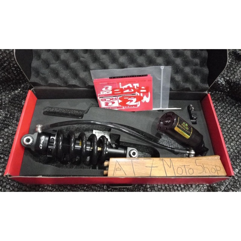 Shock rcb hitam ninja rr premium rcb ninja rr cbr dash nsr monoshock black series
