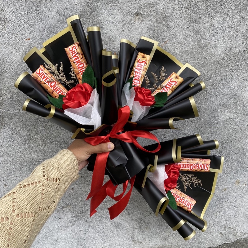 Buket Coklat Silverqueen Buket Valentine