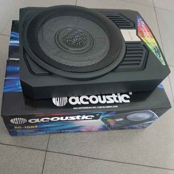 Subwoofer Aktif Kolong Mobil 10 inch Acoustic