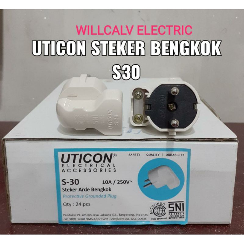 STEKER ARDE BENGKOK UTICON S-30 S30 / STEKER L UTICON S-30 S30 / STEKER BENGKOK UTICON S-30 S30