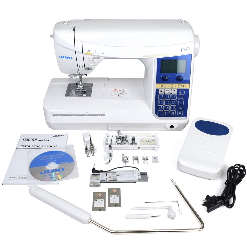 JUKI HZL DX7 / DX-7 Mesin Jahit dan Quilting Computerised Portable