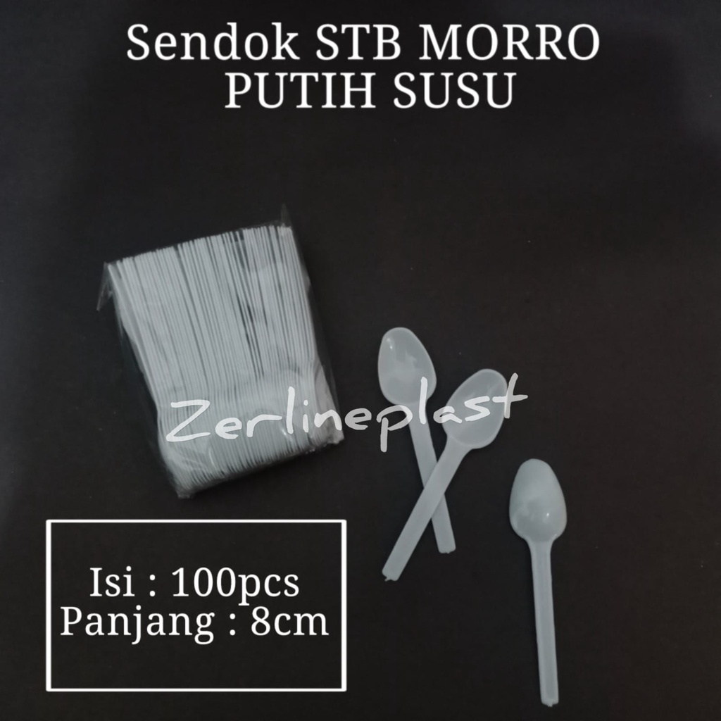 Sendok STB MORRO Putih Susu @100pcs