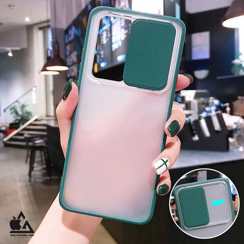 Case Slide Camera ViVO Y12 Y15 Y17 Y91 Y95 Y12s Y20 Y20i Y91C Y1S Y30 Y50 Y21S Y33S Anti Crack Kamera Silikon Softcase candy hardcas