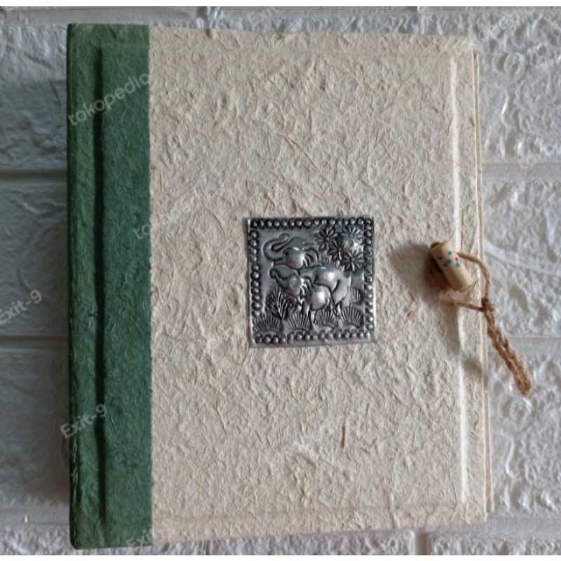 

Elephant Dung/Poop Notebook Antique & Unique