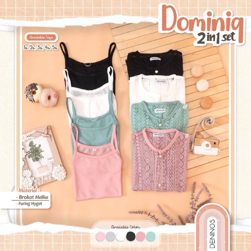 Brokat anak DOMINIQ 2in1 by DENINOS