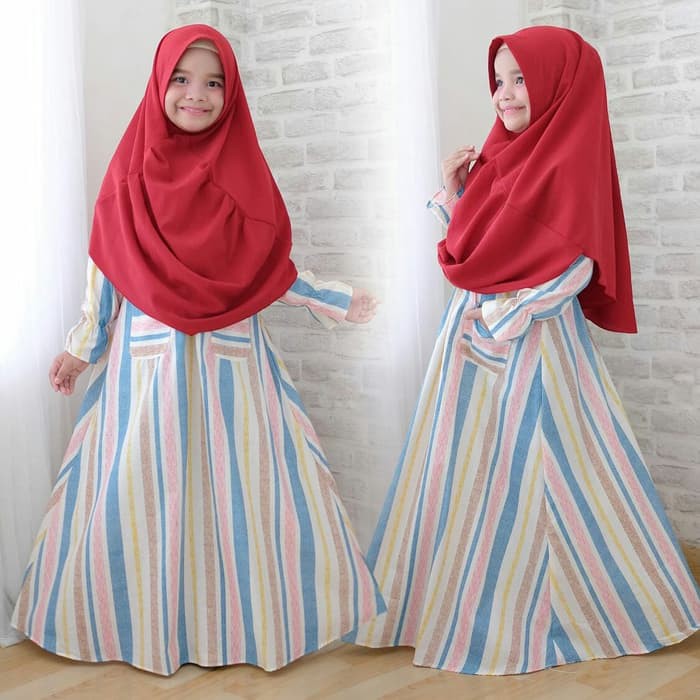 GAMIS SYARI ANNAJAH CAPUCCINO 900GR 110 140 ALLSIZE GAMIS SYARI BUSUI CADAR CREPE HQ POLOS MURAH I.