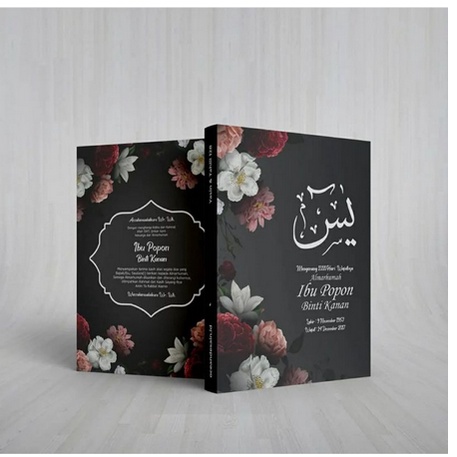 Buku Yasin / Yasin Tahlil / Cover Custom Laminasi Doff Glosy / isi 128 Halaman / Yasin Terjemah