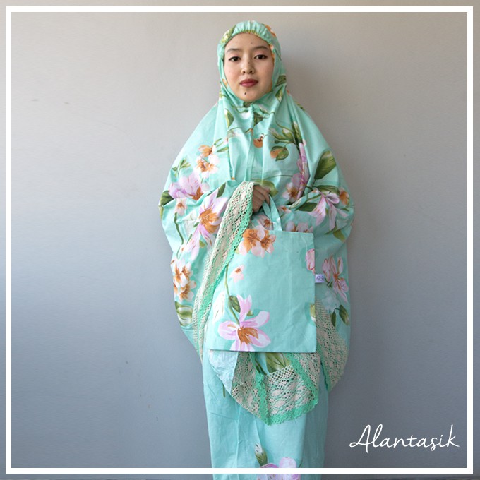 mukena vintage rajut grade B