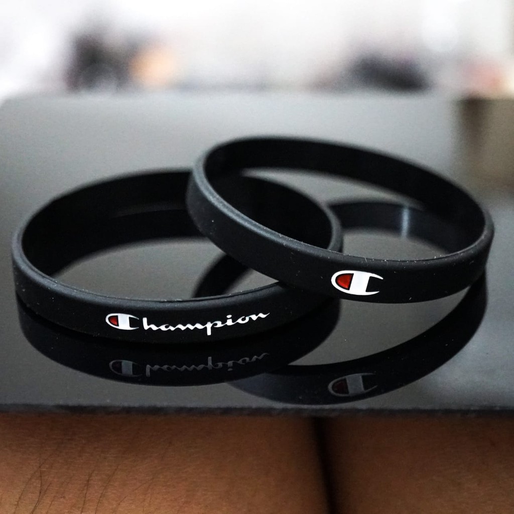 Gelang Karet Champion Ori - Braceler Rubber - Aksesoris Pria Wantia