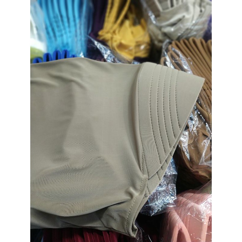 hijab sport/jilbabterbaru/bergo Instan/bergo harian polos-Coklat pemda