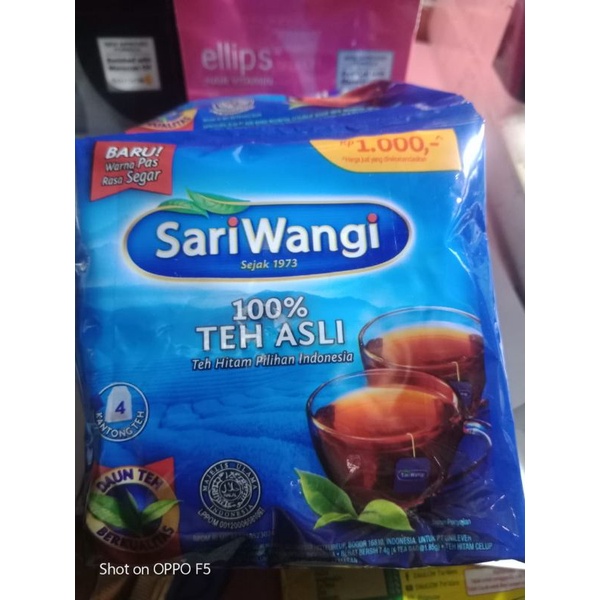 Sariwangi Celup Sachet isi 4 bag/ sachet