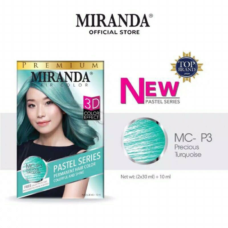 MIRANDA Premium Hair Color Pastel Series Dan Super Blue Bleaching 30g