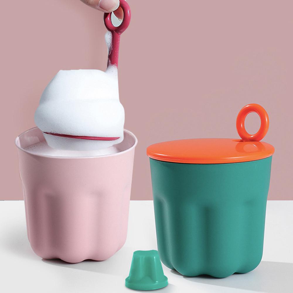 [Elegan] Foam Bubble Maker Cup Portable Alat Pembersih Wajah Tubuh Cuci Tubuh Shampoo Krim Pembersih Bubble Maker