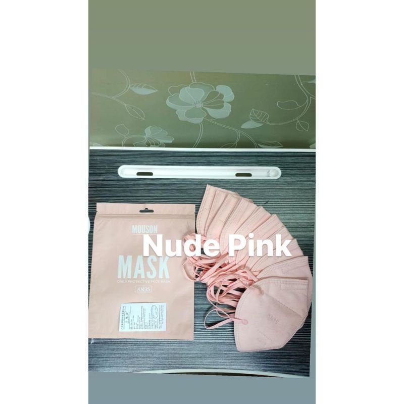 MASKER 5 PLY MASKER KN95 MOUSON WARNA NUDE PINK DEWASA FACE MASK KN95 N95 - HG