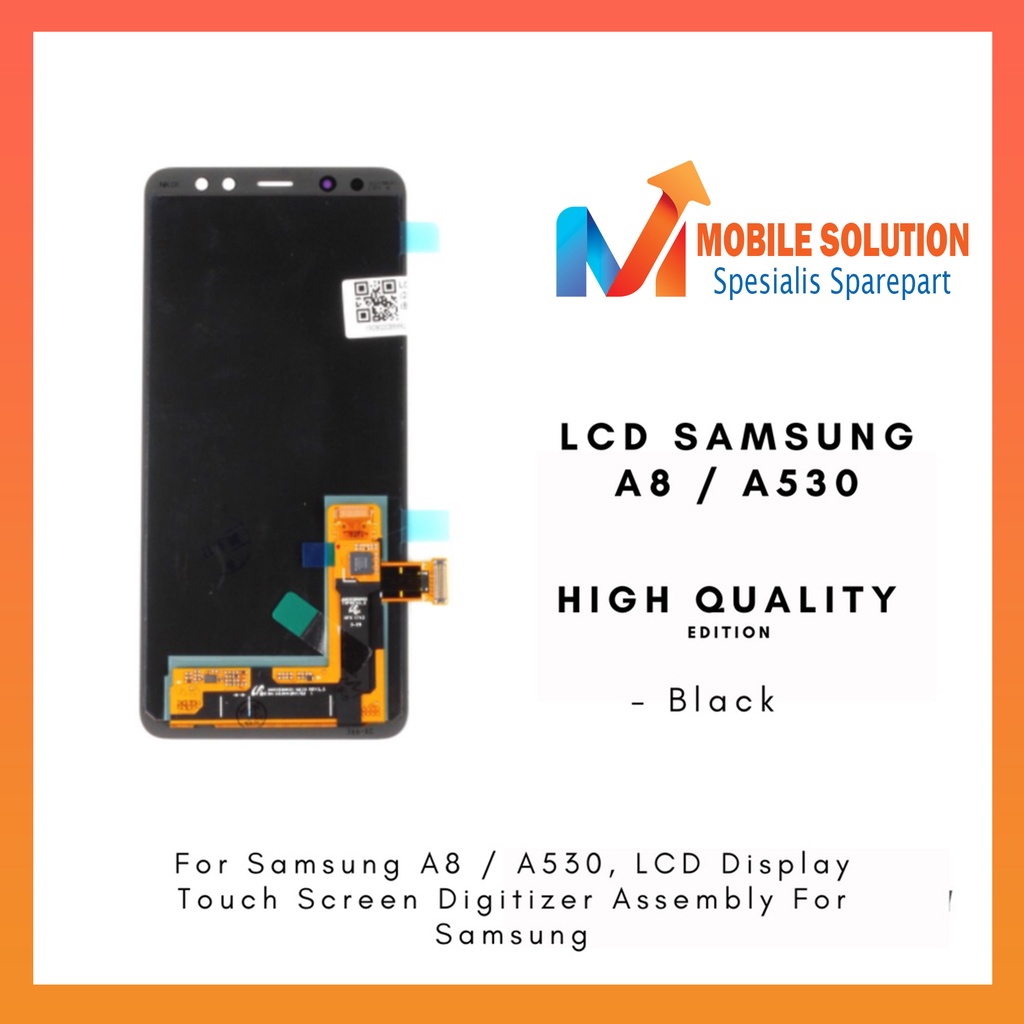 Grosir LCD Samsung A8 A530 2018 OLED 100% Fullset Touchscreen Garansi 1 Bulan + Packing / Bubble