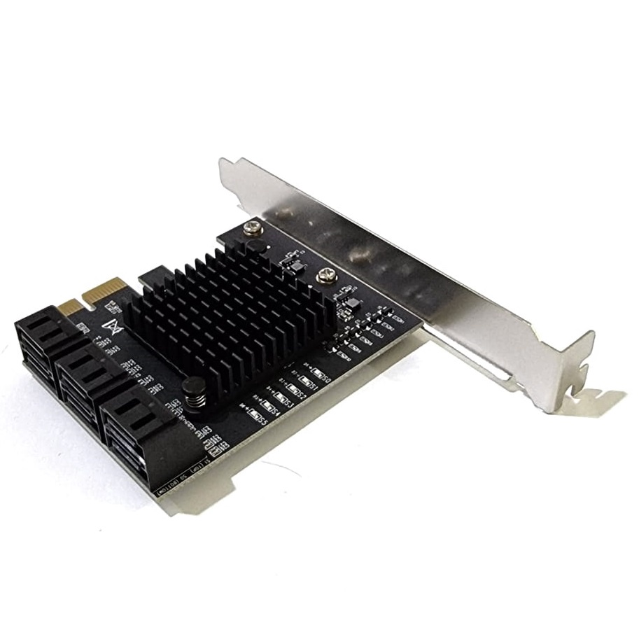 PCIE SATA 6 Port Internal SATA3 High Speed PCIE x1 PCI Express Card