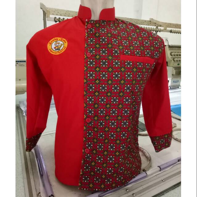 Seragam kerja, seragam cafe, seragam restoran + bordiran