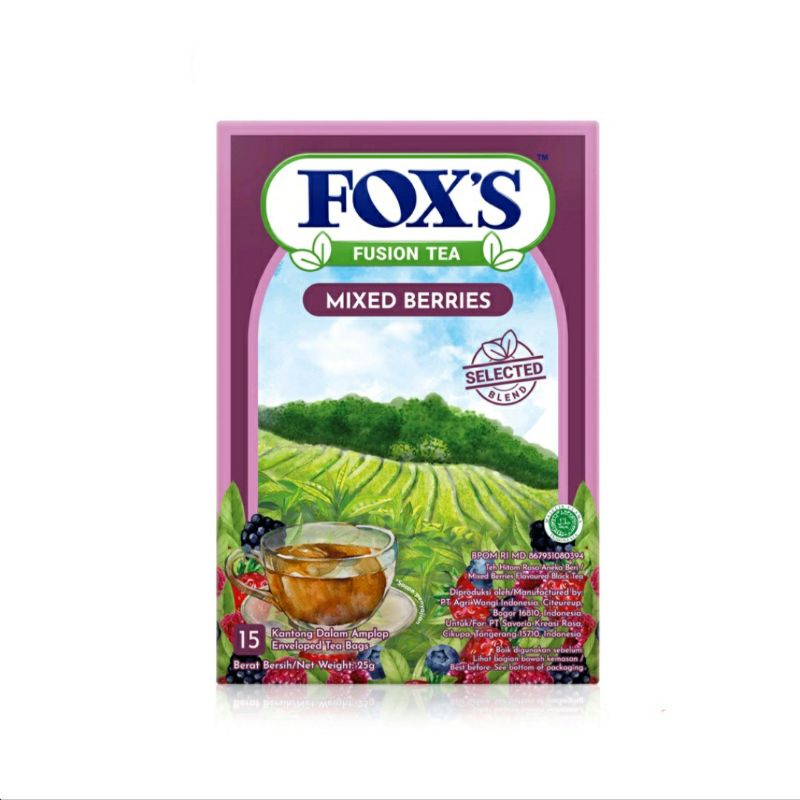 

Fox's fusion tea mixed berries - 1 pcs