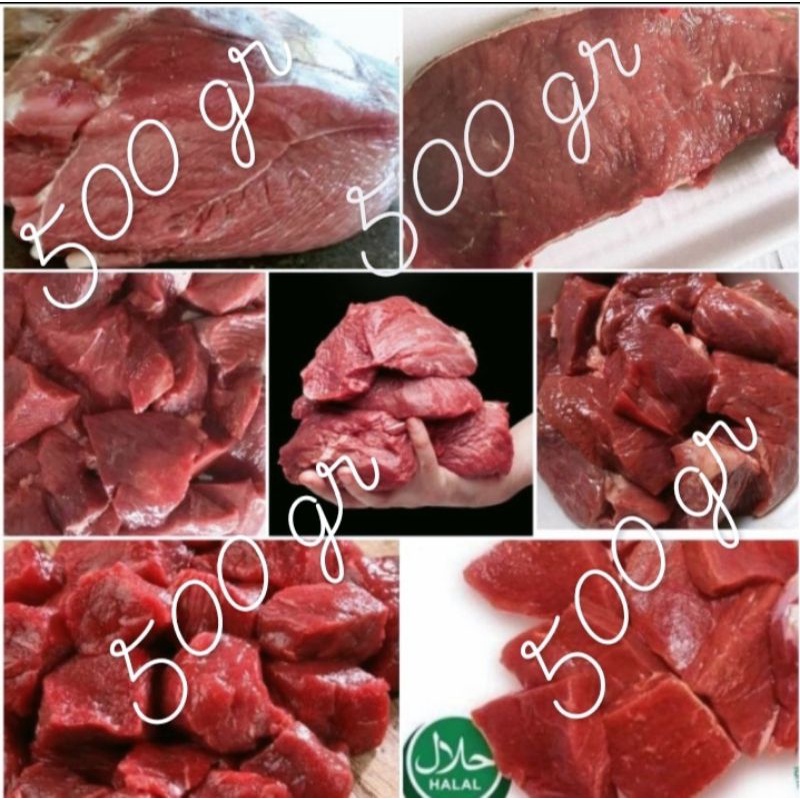 

Daging Sapi Paha Rendang super 500 gr Fresh Halal