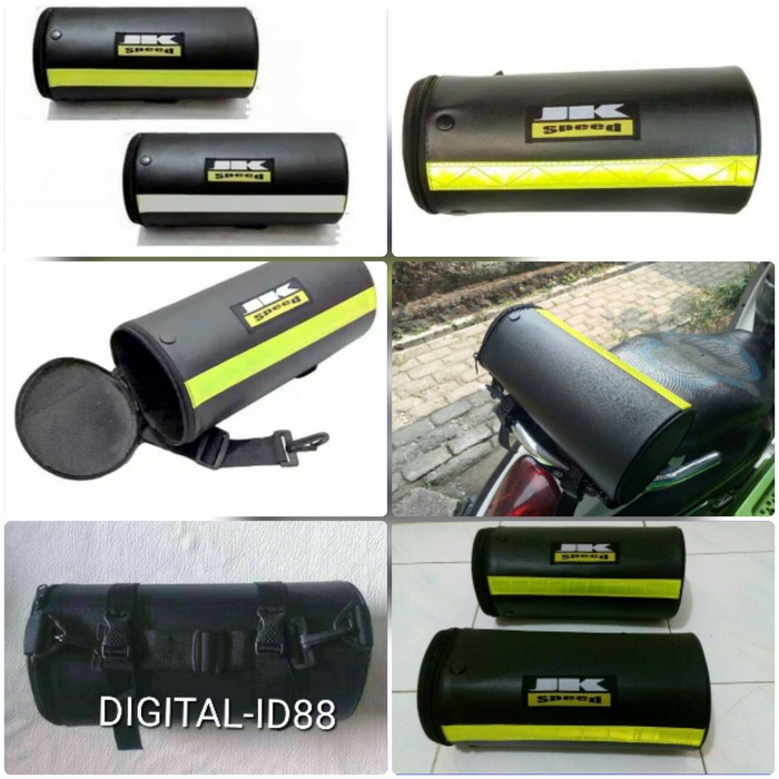 Tabung Box Jas Hujan Motor Bagasi Cadangan Merek JK Speed Kecil