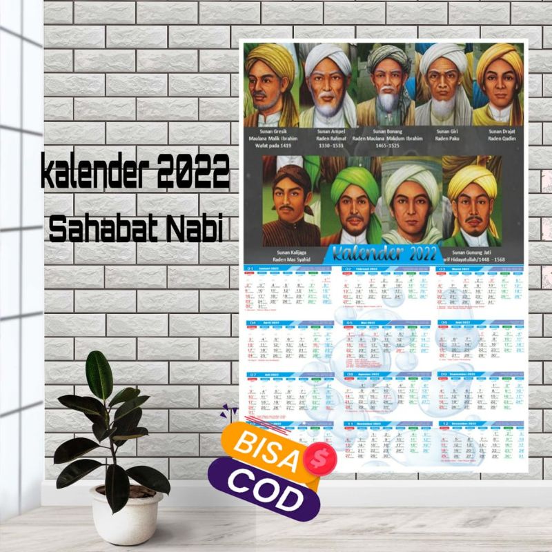 

Kalender 2022 gambar wali songo