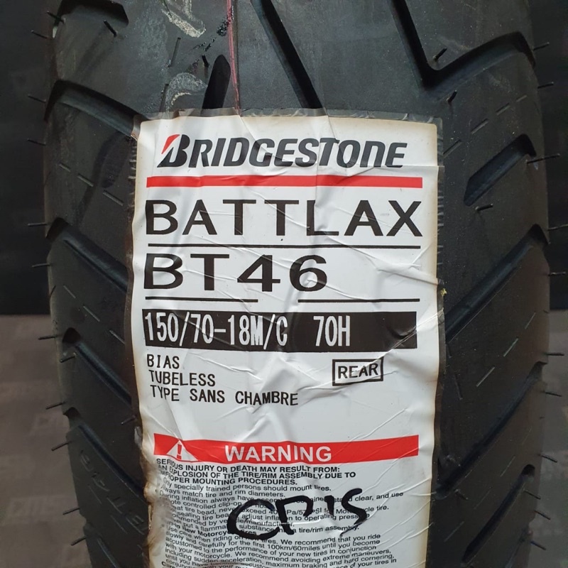 Ban Luar Battlax Bridgestone 150 70 18 BT46 Tubeless