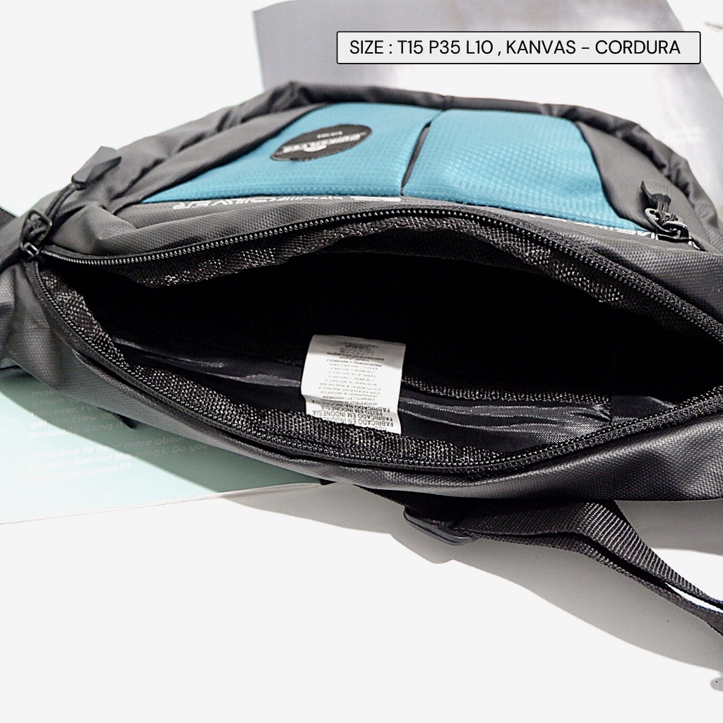 Waistbag Cowok bisa COD tas pria pinggang bisa dada elegan simpel buat hangout premium dari semarang