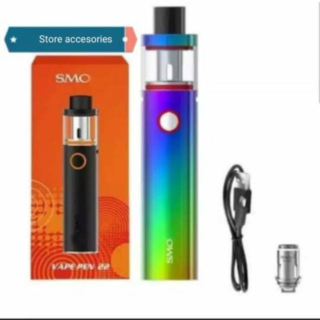 SMOK Vape Pen 22 Kit - SMOK Vape Free Liquid 10ml Vape Siap Pakai/Siap Ngebul