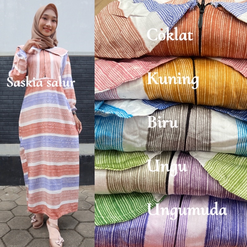 DASTER SASKIA RAYON DRESS