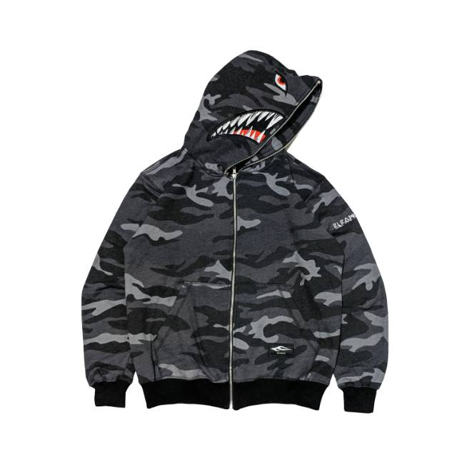 Elfamous Fullzip Phantom Grey Camo